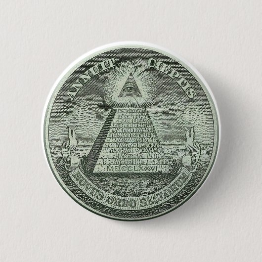 Illuminati - Alle ogen zien Ronde Button 5,7 Cm (Voorkant)