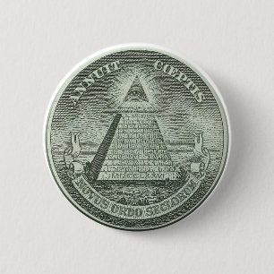 Illuminati - Alle ogen zien Ronde Button 5,7 Cm