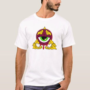 ILLUMINATI ALLEMAAL HET ZIEN VAN OOGPYRAMID CASH G T-SHIRT