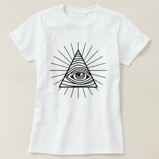 Illuminati bevestigd t-shirt (Design voorkant)