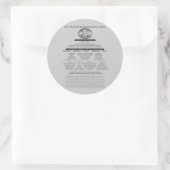 Illuminati bloedlijnen Sticker (Tas)