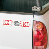 Illuminati-blootgestelde Bumpersticker (Op Truck)