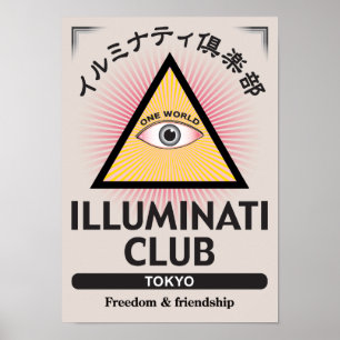Illuminati Club Poster-01 Poster