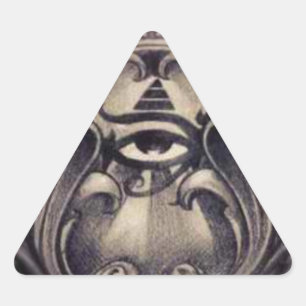 illuminati driehoek sticker