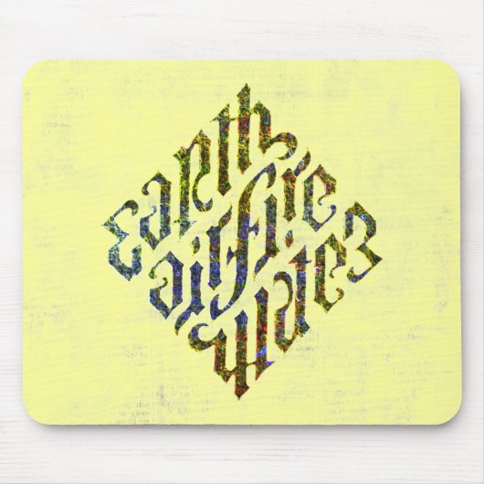 Illuminati - Earth Air Fire Water Mousepad Muismat (Voorkant)