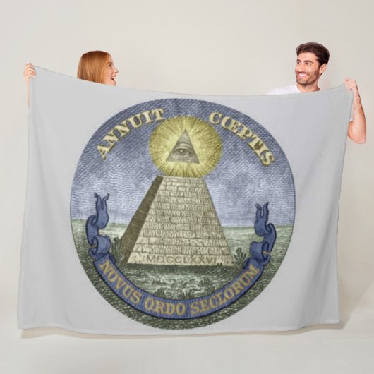 ILLUMINATI FLEECE BLANKET (In situ)