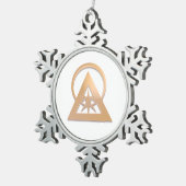 ILLUMINATI GEAR TIN SNEEUWVLOK ORNAMENT (Rechts)