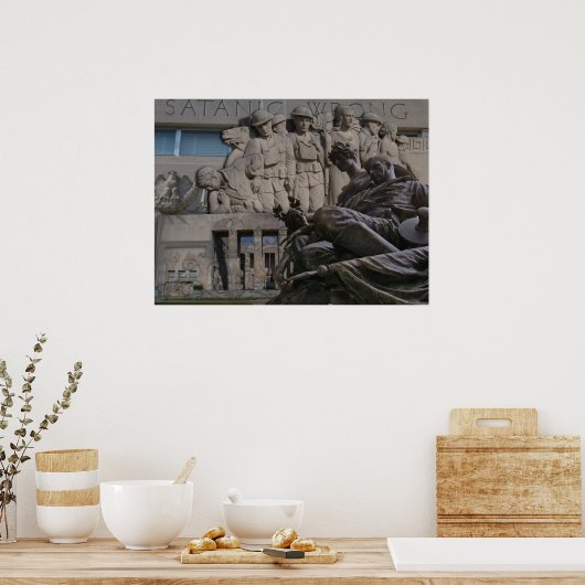 Illuminati Goddess Poster (Keuken)