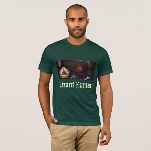 Illuminati Lizard Hunter T-shirt (Voorkant volledig)