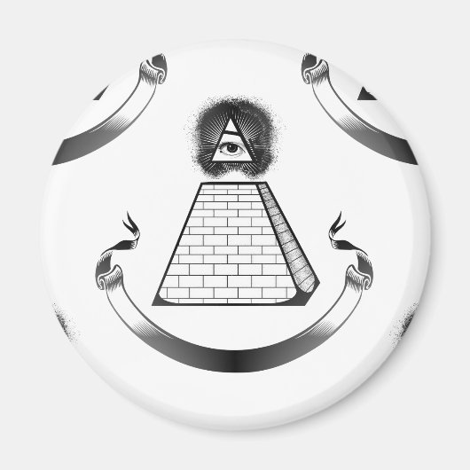 illuminati magneet (Voorkant)