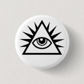 Illuminati Oye of Providence Ronde Button 3,2 Cm (Voorkant)