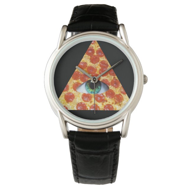 Illuminati Pizza Horloge (Voorkant)