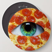Illuminati Pizza Ronde Button 6,0 Cm (Voorkant /achterkant)