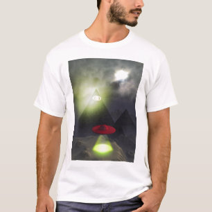 Illuminati Pyramide en UFO-Shirt T-shirt