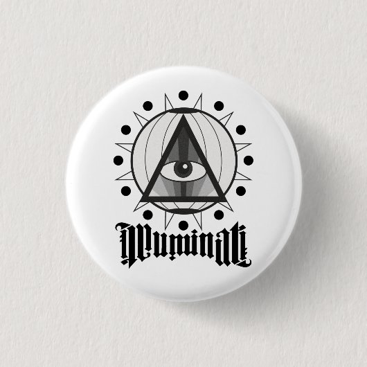 Illuminati Ronde Button 3,2 Cm (Voorkant)