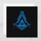 Illuminati Symbool driehoek samenzwering Masonic G Kaart (Voorkant / Achterkant)