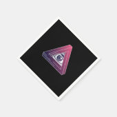 Illuminati Triangle Symbool Masonic Conspiracy Gif Servet (Hoek)
