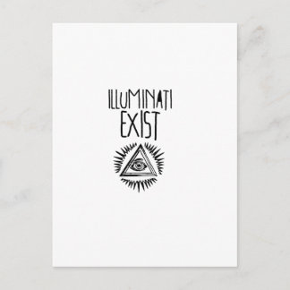 illuminati tshirt briefkaart