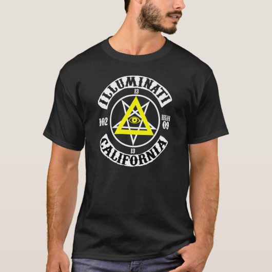 ILLUMINATI VAN CALIF T-SHIRT (Voorkant)