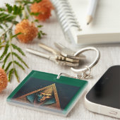 Illuminati Wall Crest Sleutelhanger (Voorkant Rechts)