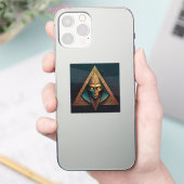 Illuminati Wall Crest Sticker (Telefoon)