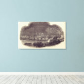 Illuminations of Keulen, 23 augustus 1845 Canvas Afdruk (Insitu (Houten vloer))