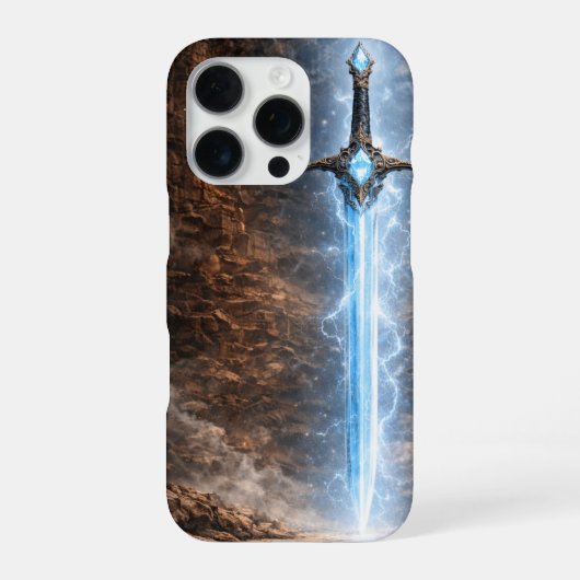 Illuminator Sword Glow Phone Case iPhone Hoesje (Achterkant)