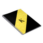 Illuminer Batik Carnet noir monogramme (Côté Droit)