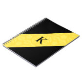 Illuminer Batik Carnet noir monogramme (Côté gauche)