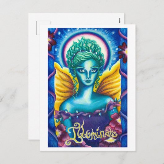 Illuminer la carte postale (Devant / Derrière)