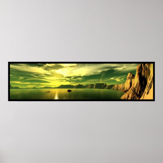 Illuriaans Zee Poster (Voorkant)