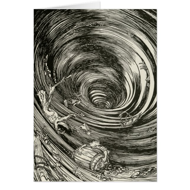 Illus d'Edgar Allan Poe Maelstrom par Rackham (Devant)