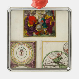 Illus Title Page Solar-systeem, Charte vom Globo Metalen Ornament