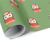 illusima Ballerina Uil Kerst Groen Cadeaupapier (Rol Hoek)