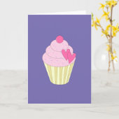 illusima Carte de vœux Violet (Fleur jaune)