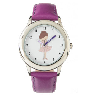 illusima Isabella Ballerina Paarse Kinder Watch Horloge