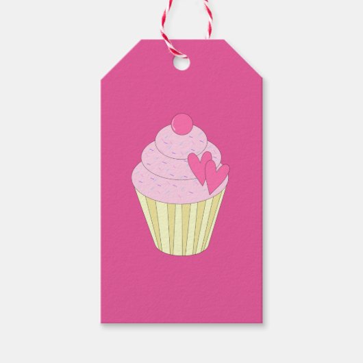 illusima Roze Cadeaulabel (Voorkant)