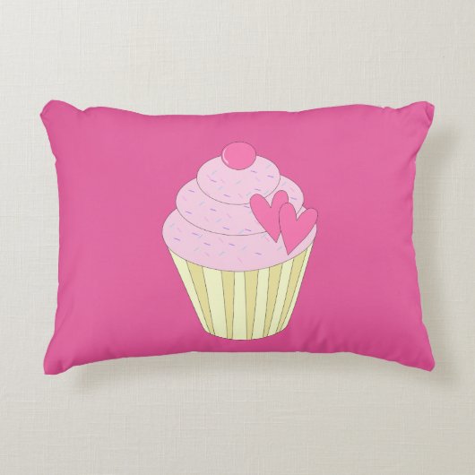 illusima Versierde Cupcake Decoratief Kussen (Voorkant)