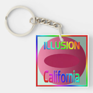 "ILLUSION California"-Sleutelhanger Sleutelhanger
