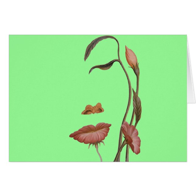 Illusion de fleur de visage (Devant horizontal)