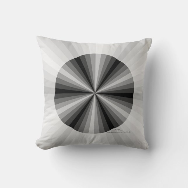 Illusion d'optique Coussin noir (Recto)