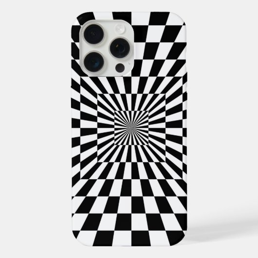 illusion d'optique damier tunnel (Verso)