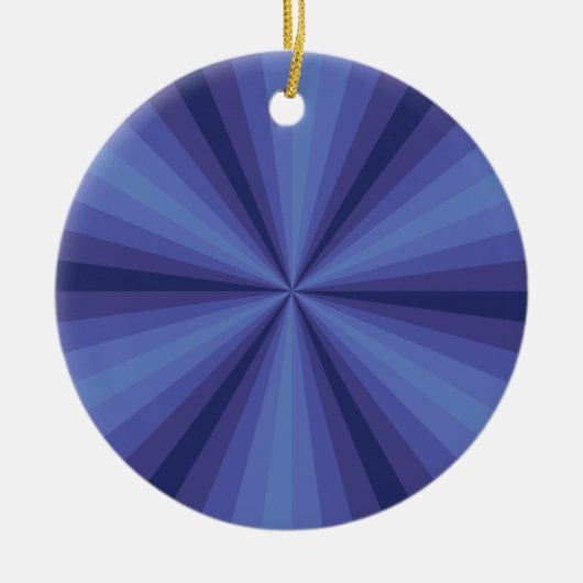 Illusion d'optique Ornement Bleu (Devant)