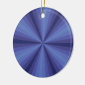 Illusion d'optique Ornement Bleu (Gauche)