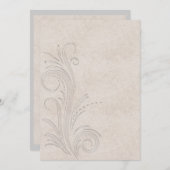 Illusion intégrée Debutante Ball Invitation (Devant / Derrière)