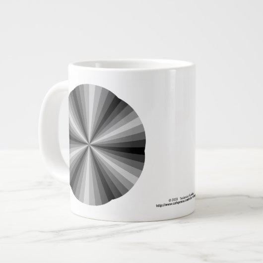 Illusion optique Black Specialty Mug (Devant gauche)