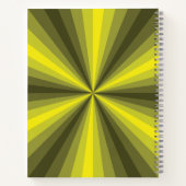 Illusion optique Carnet spiral jaune (Dos)