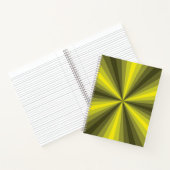 Illusion optique Carnet spiral jaune (Intérieur)