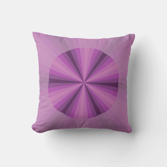 Illusion optique Coussin violet (Recto)