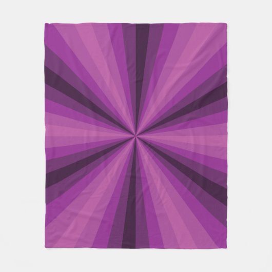 Illusion optique Couverture polaire violette (Devant)